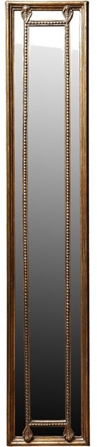 Зеркало MirrorMR17, Массив дерева, brass/brown, ROOMERS FURNITURE