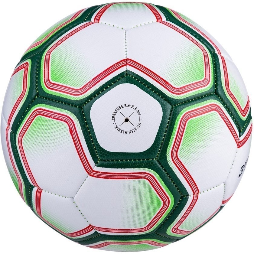 Мяч футбольный Nano №3, белый/зеленый (772493)