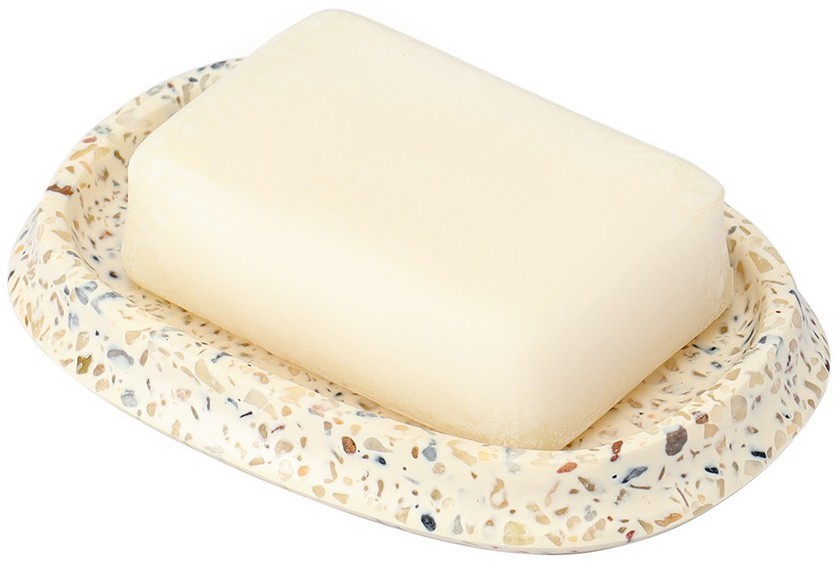 Мыльница mosaic, светло-бежевая (78873)