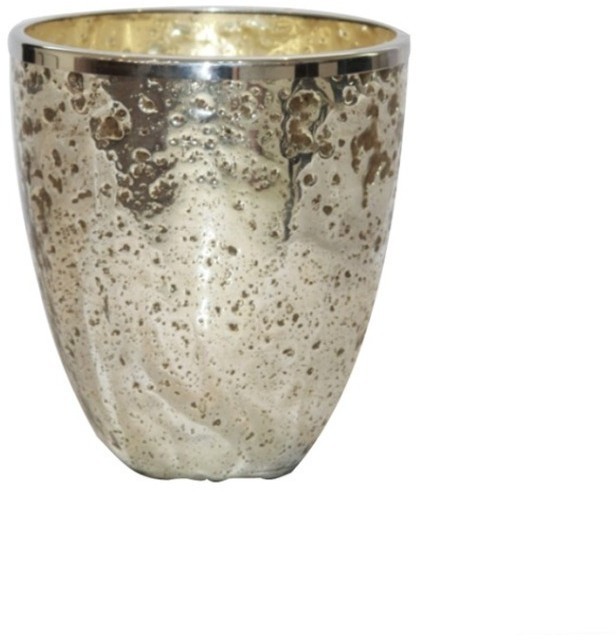 Подсвечник Ksa/5471, 13, стекло, металл, solid silver stone, ROOMERS FURNITURE