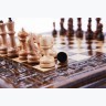 Шахматы + нарды резные "Армянский Орнамент" 30, Haleyan (28270)