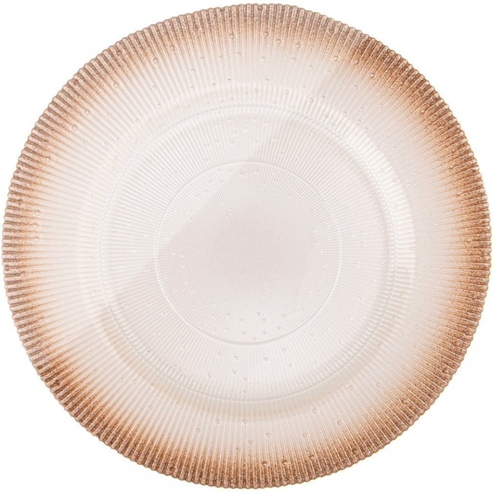 Тарелка "glamour champagne" 21см АКСАМ (339-241)