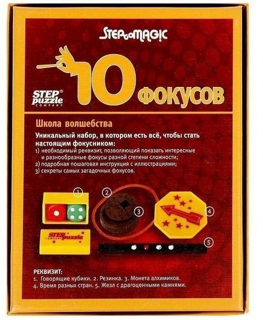 Школа волшебства. 10 фокусов (черный) (31951)