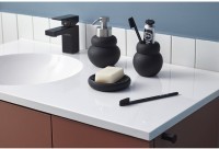 Диспенсер для жидкого мыла markl, 420 мл, черный (75837)