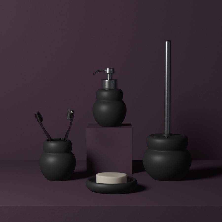 Диспенсер для жидкого мыла markl, 420 мл, черный (75837)