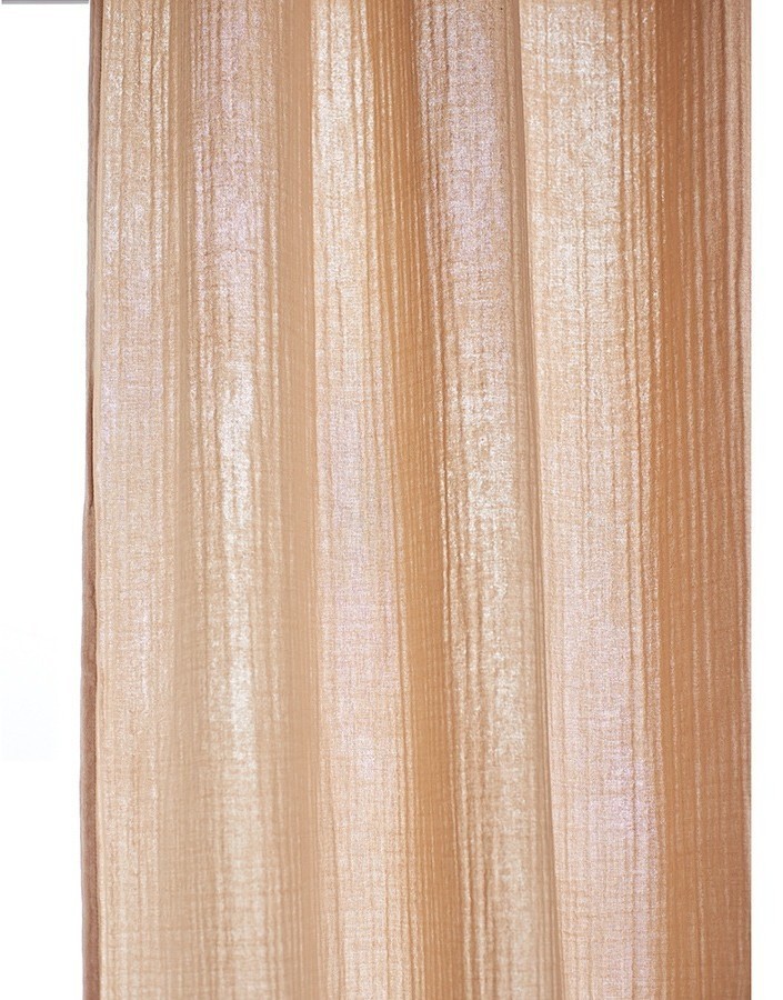 Штора из муслина бежевого цвета из коллекции essential, 150х290 см (77780)