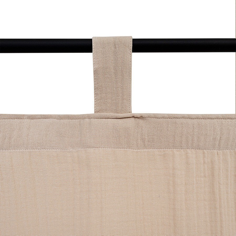 Штора из муслина бежевого цвета из коллекции essential, 150х290 см (77780)