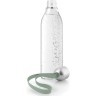 Бутылка плоская, 500 мл, светло-зеленая (68951)