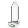 Бутылка плоская, 500 мл, светло-зеленая (68951)