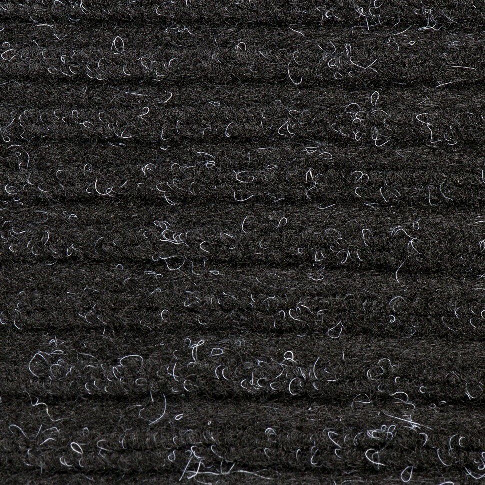 Коврик-дорожка ворсовый влаго-грязезащита Laima 1,2х15 м толщина 7 мм черный 602883 (91878)