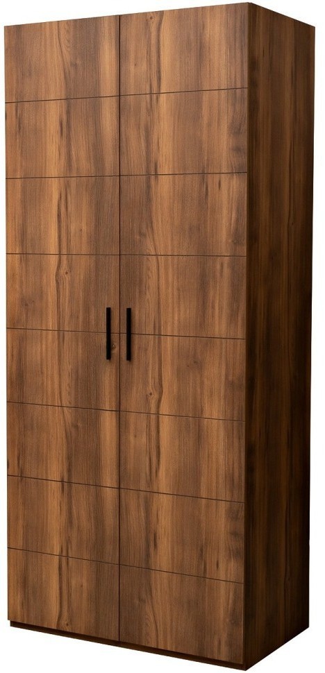 Шкаф Alto двухдверый c выдвижными ящиками, цвет орех Франклин, глухой 100*57*228.5см (TT-00012798)