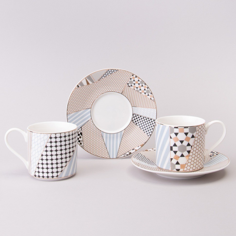 Чайный набор lefard "top style" на 2 пер. 4 пр. 250 мл (165-595)