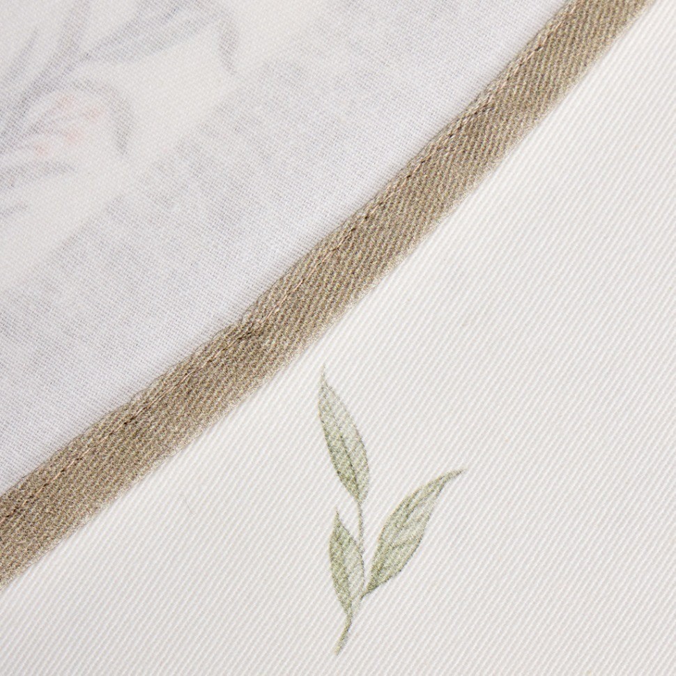 Скатерть круглая "душа прованса" 150 см , 100% хлопок, белый, твил, пропитка Lefard (850-735-27)