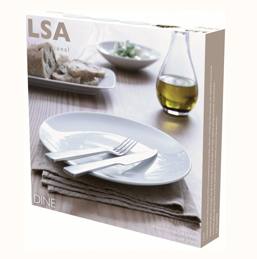 Набор тарелок dine, D24 см, 4 шт. (59776)