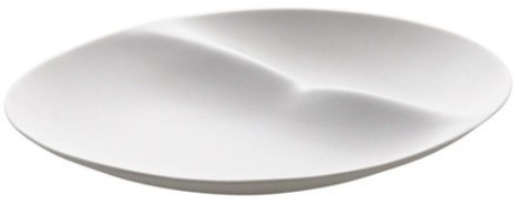 Тарелка гурме 12014C, фарфор, matt white, Cookplay
