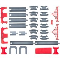 Железная дорога для детей &quot;Мой город, 67 предметов&quot;, на батарейках (G201-013)