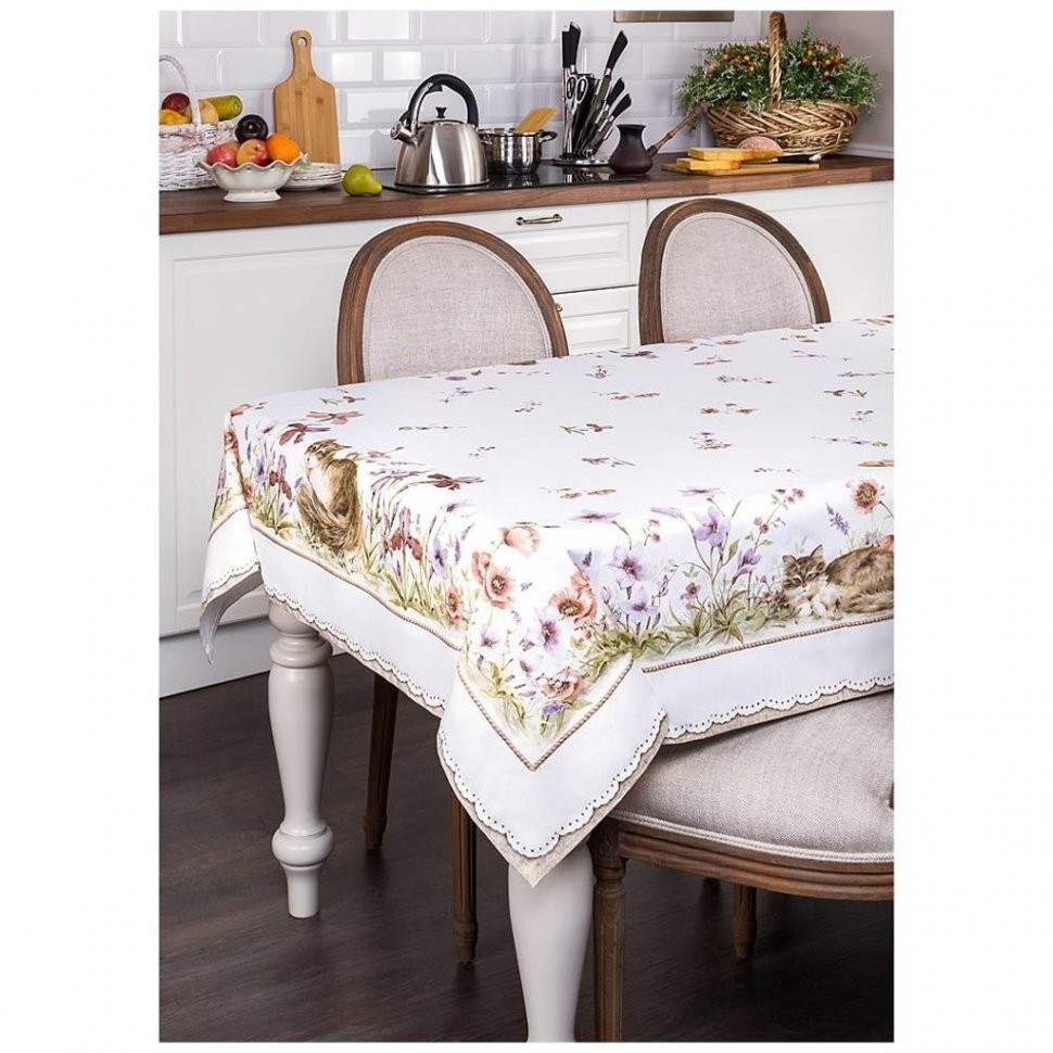 Скатерть "сиеста" 180*140 , 100% хлопок,твилл SANTALINO (850-713-2)