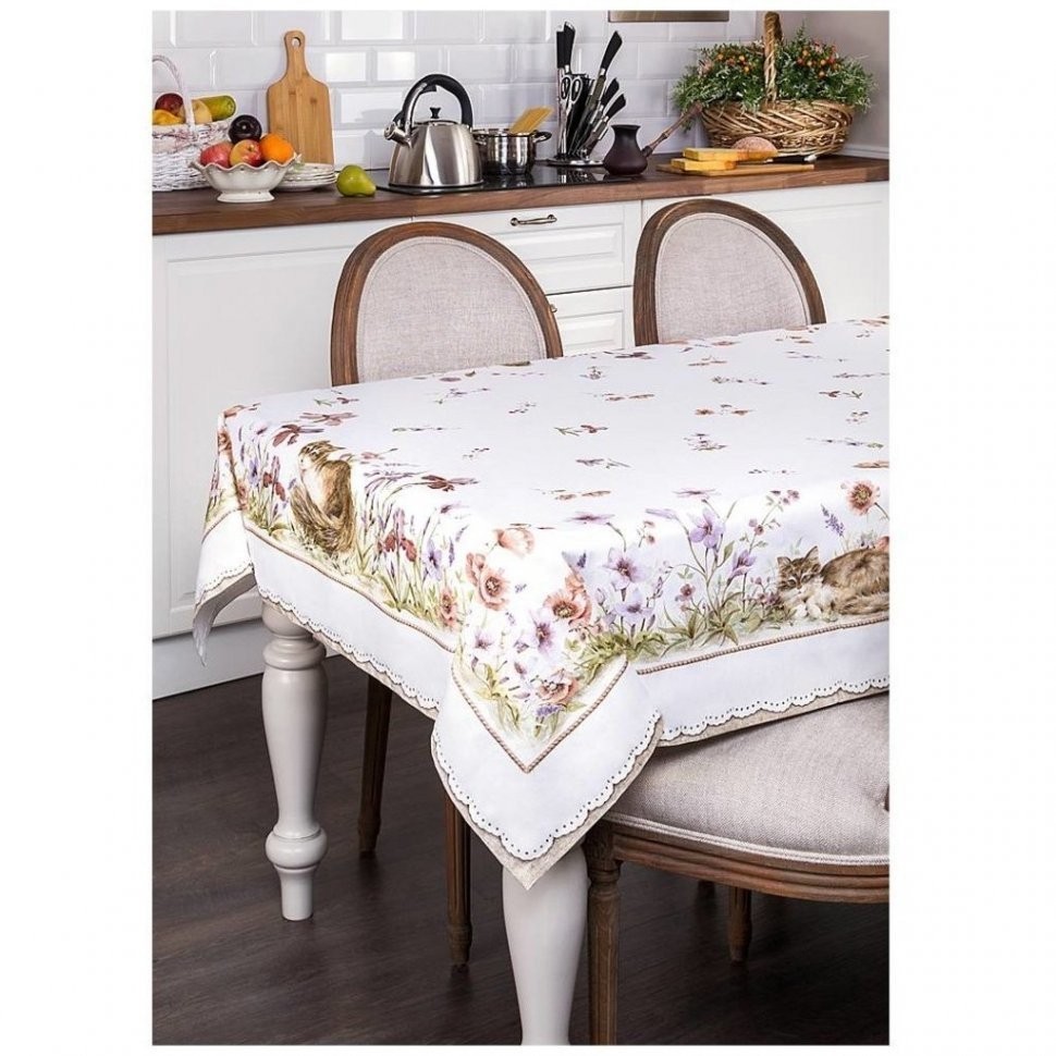 Скатерть "сиеста" 180*140 , 100% хлопок,твилл SANTALINO (850-713-2)