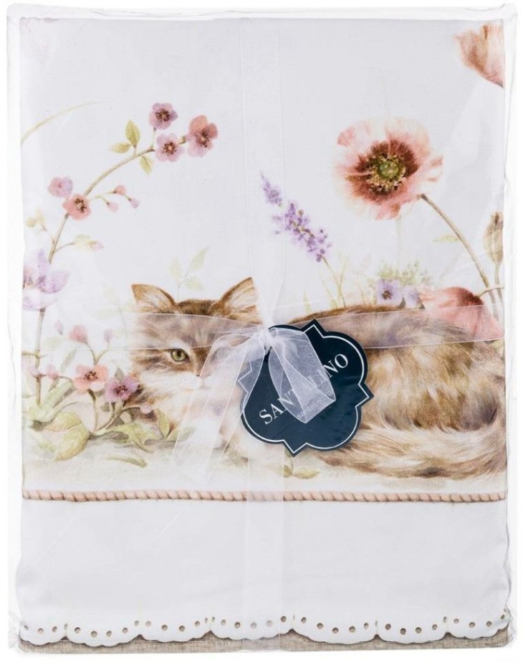 Скатерть "сиеста" 180*140 , 100% хлопок,твилл SANTALINO (850-713-2)