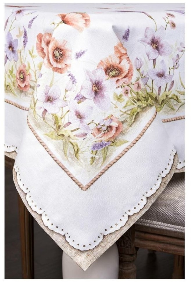 Скатерть "сиеста" 180*140 , 100% хлопок,твилл SANTALINO (850-713-2)