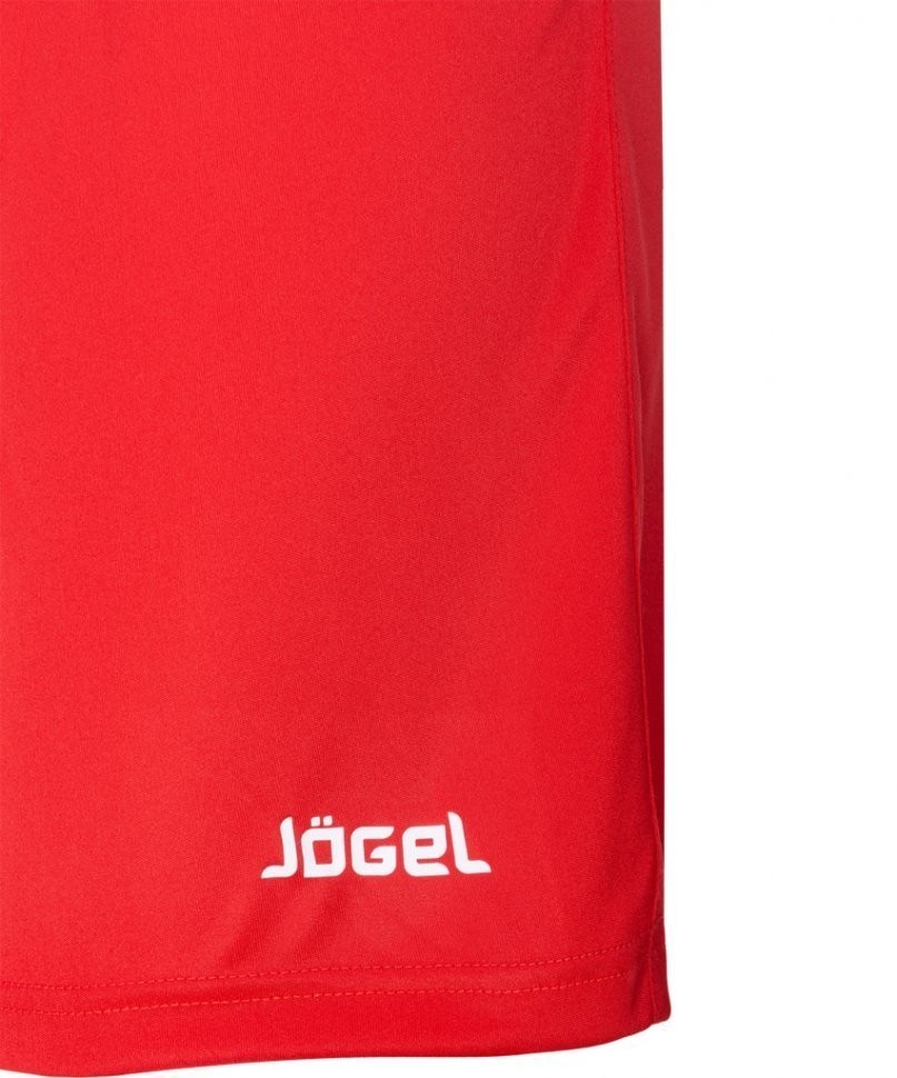 Шорты футбольные JFS-1110-021, красный/белый (430568)
