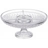 Блюдо на ножке 3 секции, 19x11 см Alegre Glass (337-131)