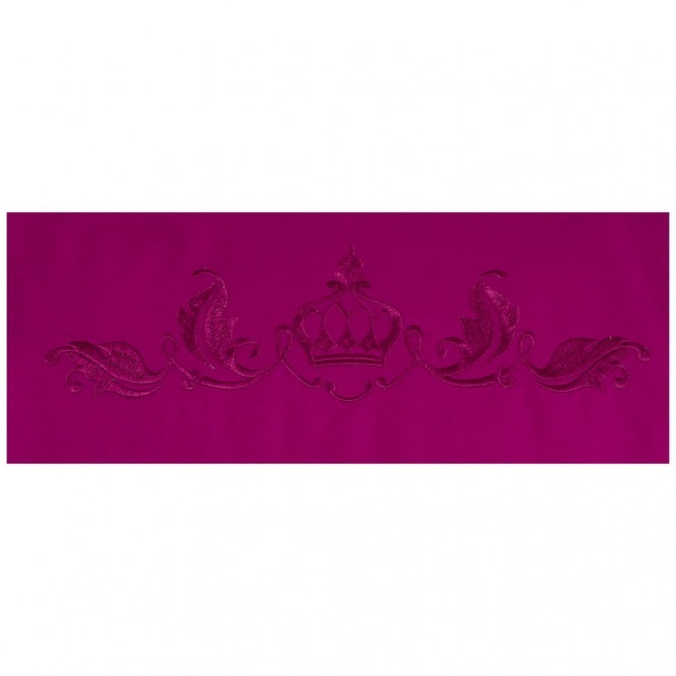 Кпб евро "богема"х/б 100%,фуксия, сатин,выш,под200х220 -1шт., прост240х240 -1шт., нав 50х70х5 SANTALINO (985-007)