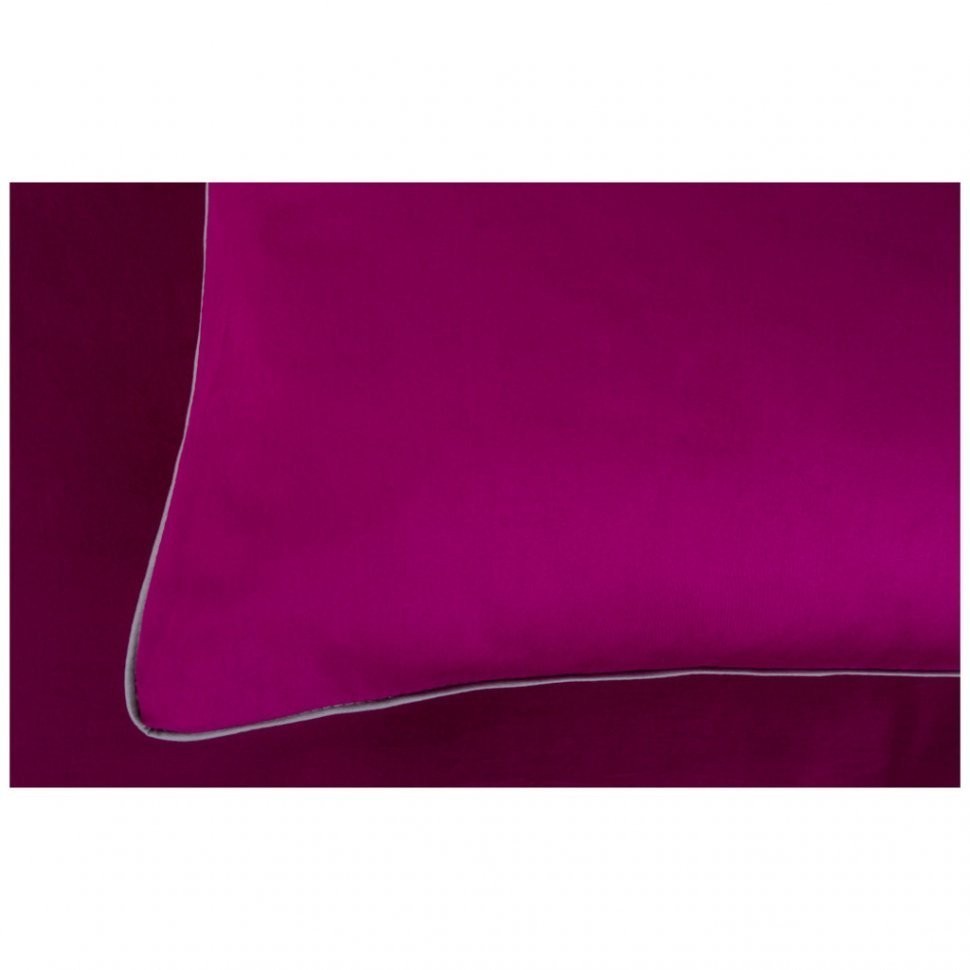 Кпб евро "богема"х/б 100%,фуксия, сатин,выш,под200х220 -1шт., прост240х240 -1шт., нав 50х70х5 SANTALINO (985-007)