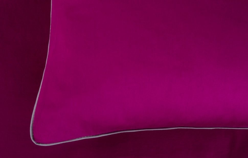 Кпб евро "богема"х/б 100%,фуксия, сатин,выш,под200х220 -1шт., прост240х240 -1шт., нав 50х70х5 SANTALINO (985-007)