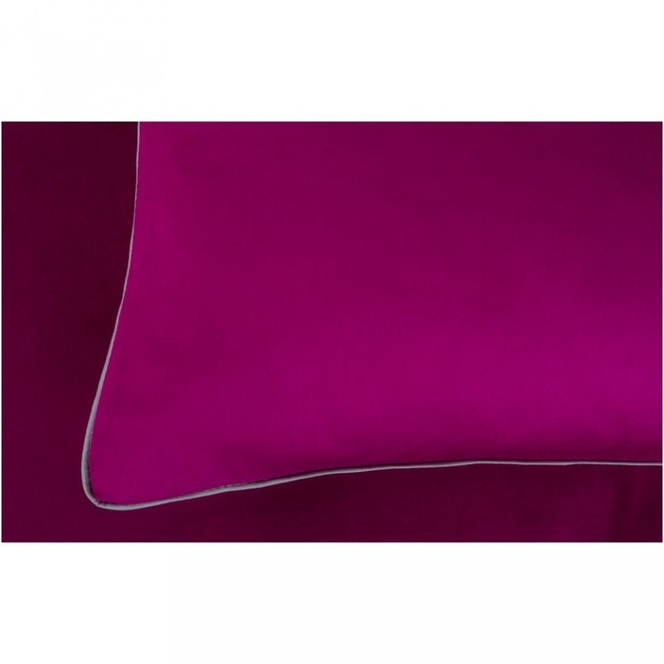 Кпб евро "богема"х/б 100%,фуксия, сатин,выш,под200х220 -1шт., прост240х240 -1шт., нав 50х70х5 SANTALINO (985-007)
