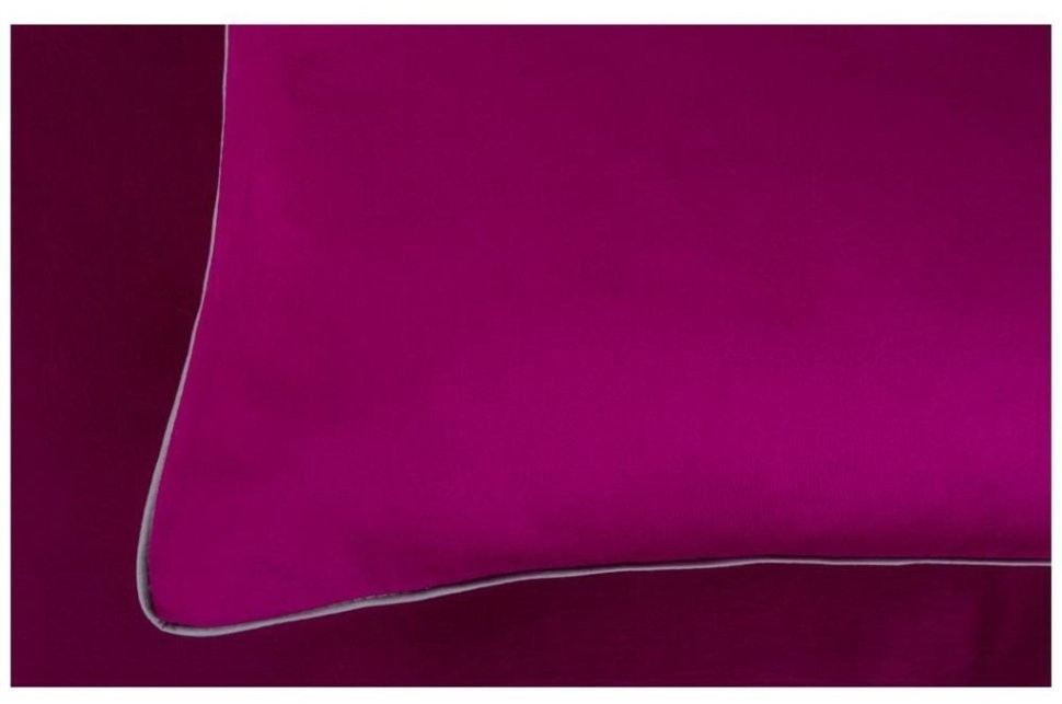 Кпб евро "богема"х/б 100%,фуксия, сатин,выш,под200х220 -1шт., прост240х240 -1шт., нав 50х70х5 SANTALINO (985-007)