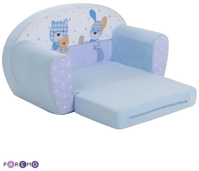 Раскладной бескаркасный (мягкий) детский диван серии "Мимими", Крошка Биби (PCR317-07)