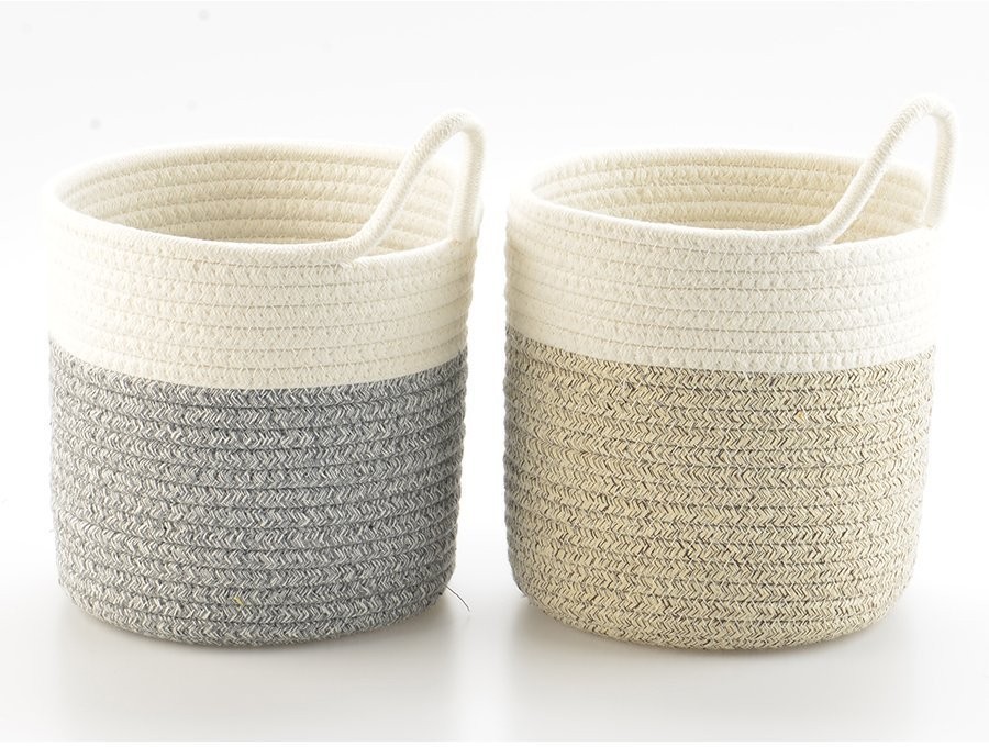 Кашпо gerd, D20х19 см, белое/светло-серое (74827)