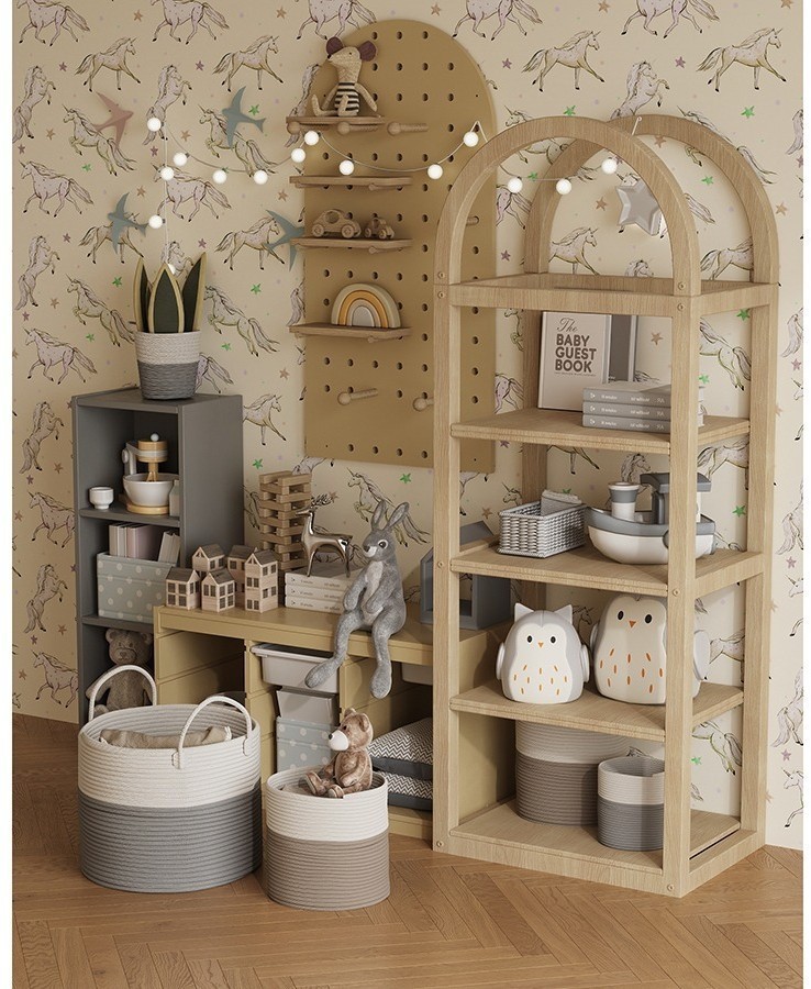 Кашпо gerd, D20х19 см, белое/светло-серое (74827)