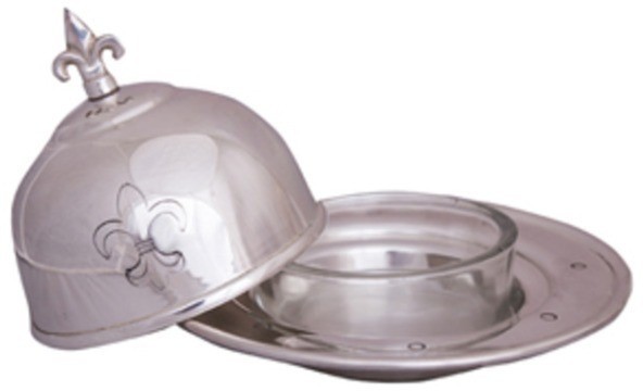 Емкость для икры PI5223/S, 14 см, никель, посеребрение, silver plated, ROOMERS TABLEWARE