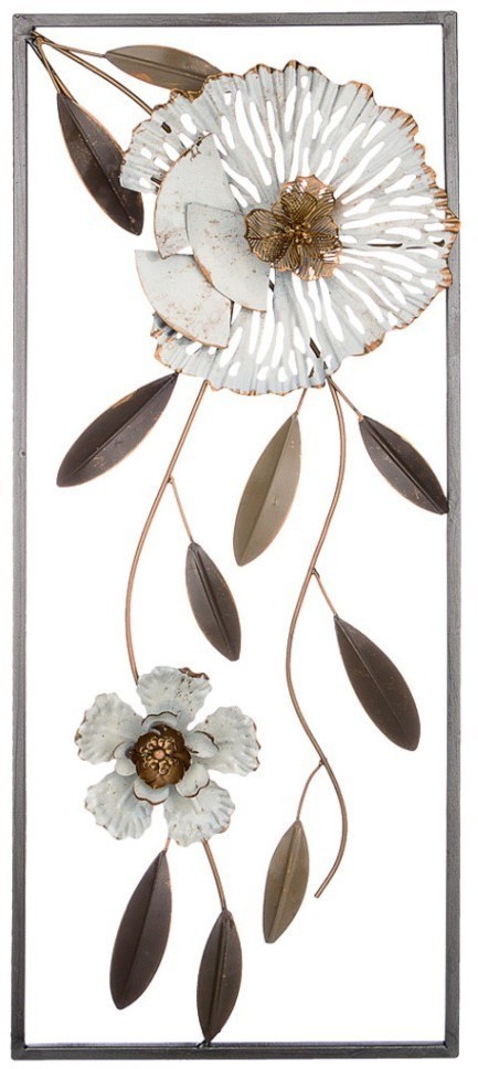 Панно настенное коллекция "цветочная симфония" 24,8*61*4,4 см Lefard (680-100)