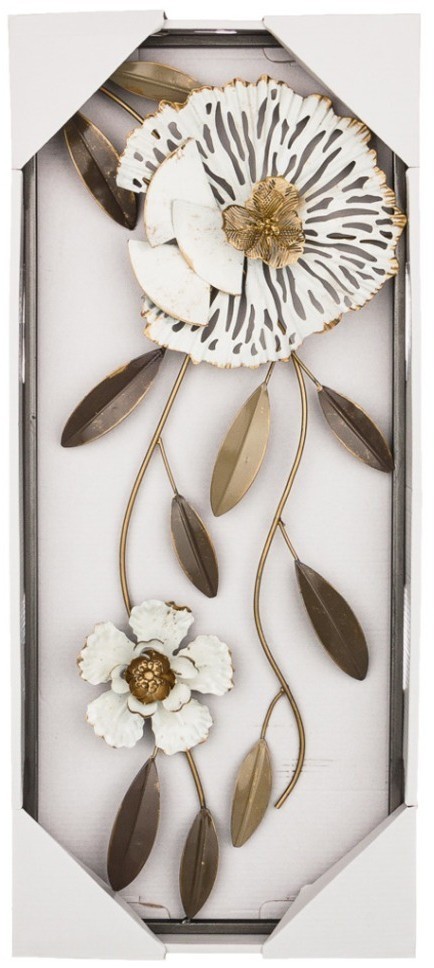 Панно настенное коллекция "цветочная симфония" 24,8*61*4,4 см Lefard (680-100)