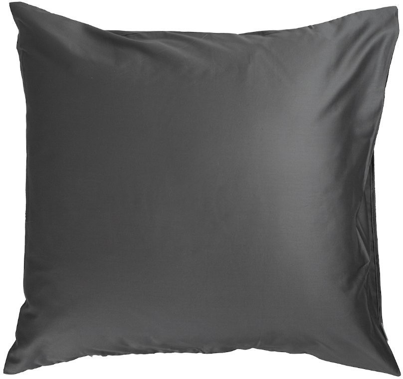 Набор из двух наволочек из сатина темно-серого цвета из коллекции wild, 70х70 см (68438)
