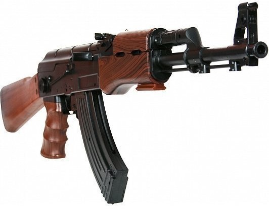 Автомат АК-47 с пружинным механизмом (88 см, пневматика) - 0808A