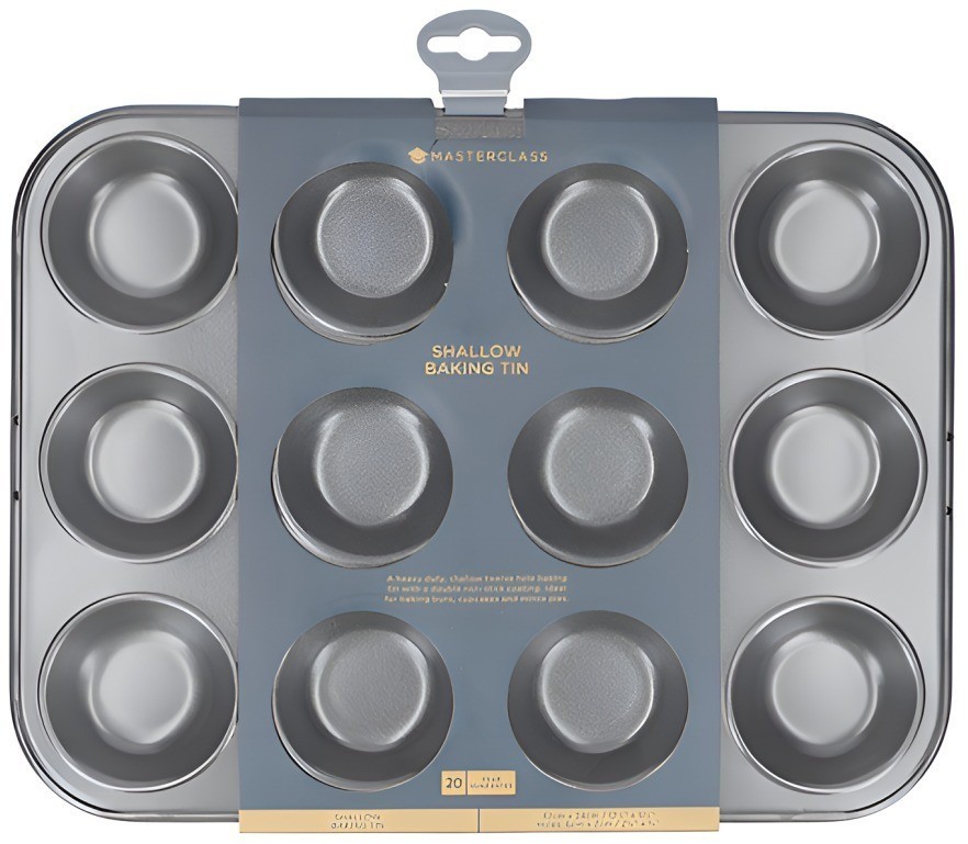 Форма для выпечки с антипригарным покрытием на 12 отверстий MasterClass 32X24см KCMCHB29
