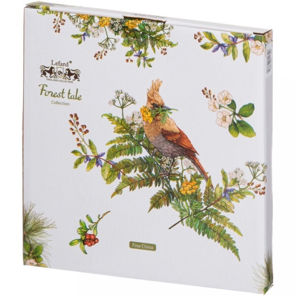 Тарелка закусочная lefard "лесная сказка" лиса 20,5 см (590-387)