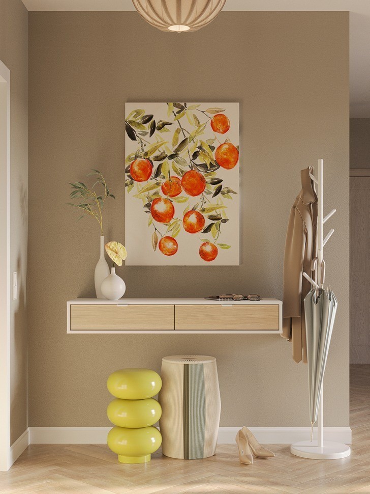 Панно декоративное juicy orange, 70х100 см (78821)