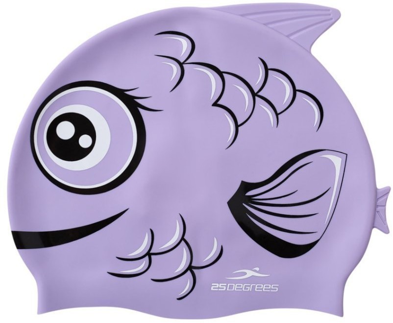 Шапочка для плавания Miso Purple, силикон, детский (2104928)