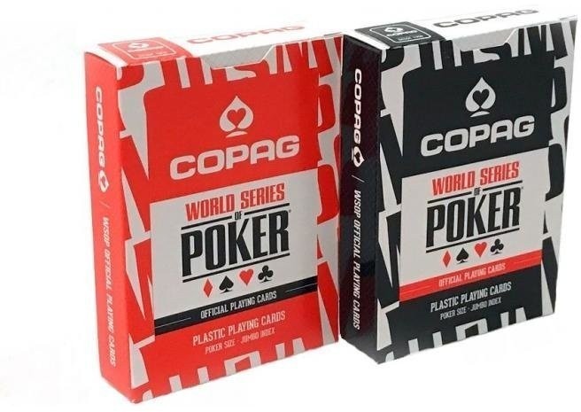 Комплект карт "Copag WSOP Poker Jumbo Index Double deck Red / Black" (64286)