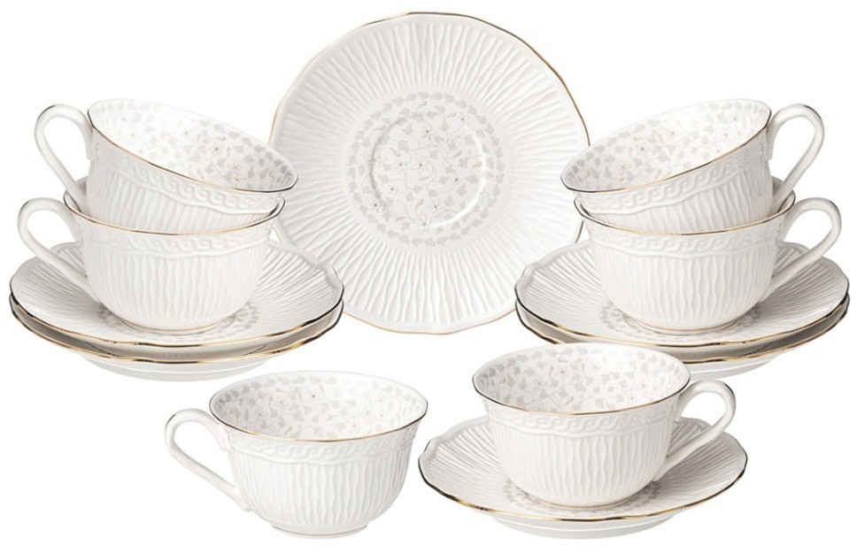 Чайный набор lefard "вивьен" на 6 пер. 12 пр. 250 мл (760-776)