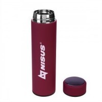 Термос с термодатчиком Nisus 0,45 л красный N.TM-049-R (67311)
