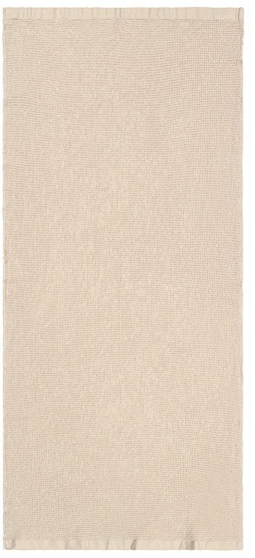 Полотенце банное из умягченной вафли кремового цвета из коллекции essential, 70x140 см (79176)