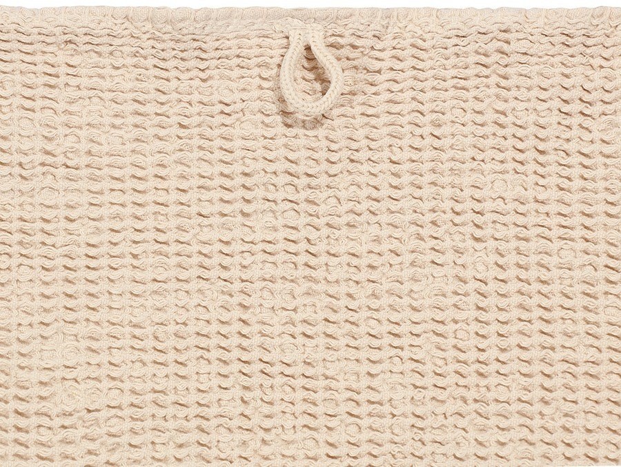 Полотенце банное из умягченной вафли кремового цвета из коллекции essential, 70x140 см (79176)