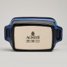 Форма для запекания с крышкой / масленка reactive blue 16,5*10*5/9 см 250 мл Agness (780-133)