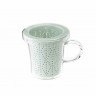 Кружка с ситечком C080-36ACE, стекло,фарфор, Celadon, LOVERAMICS